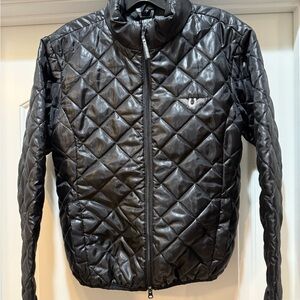 TUFF Rider equestrian puff winter riding Black Quilted Jacket